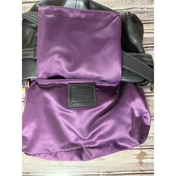 COACH Hamilton Hobo #12464 Pebble Leather color Black - Picture 3 of 5